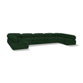  Manufacturer Color_Green -- Ames 170" Green Boucle Fabric Upholstered 7 pc Modular Sectional IMAGE 1