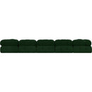 Manufacturer Color_Green -- Ames 170" Green Boucle Fabric Upholstered 7 pc Modular Sectional IMAGE 3