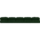  Manufacturer Color_Green -- Ames 170" Green Boucle Fabric Upholstered 7 pc Modular Sectional IMAGE 3
