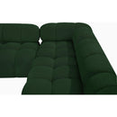  Manufacturer Color_Green -- Ames 136" Green Boucle Fabric Upholstered 7 pc Modular Sectional IMAGE 13
