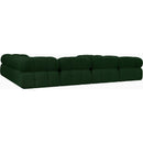  Manufacturer Color_Green -- Ames 136" Green Boucle Fabric Upholstered 8 pc Modular Sectional IMAGE 6