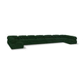  Manufacturer Color_Green -- Ames 204" Green Boucle Fabric Upholstered 9 pc Modular Sectional IMAGE 1
