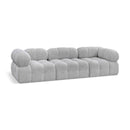  Manufacturer Color_Grey -- Ames 102" Grey Boucle Fabric Upholstered 3 pc Modular Sofa IMAGE 1