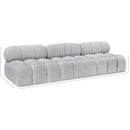 Meridian Ames Grey Boucle Fabric Modular Sofa IMAGE 9