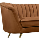  Manufacturer Color_Saddle -- Margo Saddle Velvet Upholstered Chair IMAGE 3