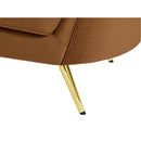  Manufacturer Color_Saddle -- Margo Saddle Velvet Upholstered Chair IMAGE 5