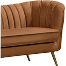  Manufacturer Color_Saddle -- Margo 65" Saddle Velvet Upholstered Loveseat IMAGE 4