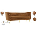  Manufacturer Color_Saddle -- Margo 88" Saddle Velvet Upholstered Sofa IMAGE 14