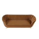  Manufacturer Color_Saddle -- Margo 88" Saddle Velvet Upholstered Sofa IMAGE 6