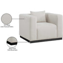  Manufacturer Color_Beige -- Meridian Alfie Stationary Fabric Chair IMAGE 9