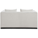  Manufacturer Color_Beige -- Meridian Alfie Stationary Fabric Loveseat IMAGE 3