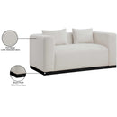  Manufacturer Color_Beige -- Meridian Alfie Stationary Fabric Loveseat IMAGE 9
