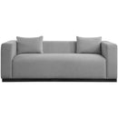  Manufacturer Color_Grey -- Alfie 90.5" Grey Linen Textured Fabric Upholstered Sofa IMAGE 4