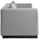  Manufacturer Color_Grey -- Alfie 90.5" Grey Linen Textured Fabric Upholstered Sofa IMAGE 5