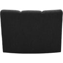  Manufacturer Color_Black -- Infinity Black Boucle Fabric Upholstered Modular Chair IMAGE 4