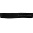  Manufacturer Color_Black -- Infinity 217" Black Boucle Fabric Upholstered 6 pc Modular Sectional IMAGE 1
