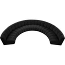  Manufacturer Color_Black -- Infinity 178" Black Boucle Fabric Upholstered 7 pc Modular Sectional IMAGE 6