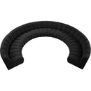  Manufacturer Color_Black -- Infinity 178" Black Boucle Fabric Upholstered 9 pc Modular Sectional IMAGE 6
