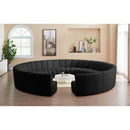  Manufacturer Color_Black -- Infinity 178" Black Boucle Fabric Upholstered 12 pc Modular Sectional IMAGE 2