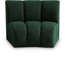  Manufacturer Color_Green -- Infinity Green Boucle Fabric Upholstered Modular Chair IMAGE 1