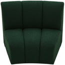  Manufacturer Color_Green -- Infinity Green Boucle Fabric Upholstered Modular Chair IMAGE 6