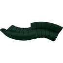 Meridian Infinity Green Boucle Fabric 4 pc Modular Sectional IMAGE 5