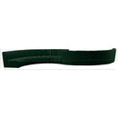  Manufacturer Color_Green -- Infinity 268" Green Boucle Fabric Upholstered 8 pc Modular Sectional IMAGE 13