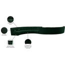  Manufacturer Color_Green -- Infinity 268" Green Boucle Fabric Upholstered 8 pc Modular Sectional IMAGE 14
