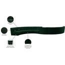 Meridian Infinity Green Boucle Fabric 8 pc Modular Sectional IMAGE 14