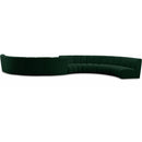  Manufacturer Color_Green -- Infinity 268" Green Boucle Fabric Upholstered 8 pc Modular Sectional IMAGE 1