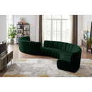  Manufacturer Color_Green -- Infinity 268" Green Boucle Fabric Upholstered 8 pc Modular Sectional IMAGE 2