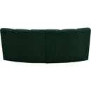  Manufacturer Color_Green -- Infinity 83" Green Boucle Fabric Upholstered 2 pc Modular Sectional IMAGE 4