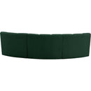  Manufacturer Color_Green -- Infinity 119" Green Boucle Fabric Upholstered 3 pc Modular Sectional IMAGE 4