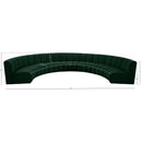  Manufacturer Color_Green -- Infinity 178" Green Boucle Fabric Upholstered 7 pc Modular Sectional IMAGE 11