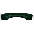 Meridian Infinity Green Boucle Fabric 7 pc Modular Sectional IMAGE 11