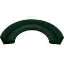  Manufacturer Color_Green -- Infinity 178" Green Boucle Fabric Upholstered 7 pc Modular Sectional IMAGE 6