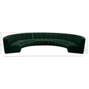  Manufacturer Color_Green -- Infinity 178" Green Boucle Fabric Upholstered 8 pc Modular Sectional IMAGE 11