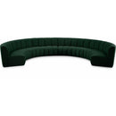Meridian Infinity Green Boucle Fabric 8 pc Modular Sectional IMAGE 1