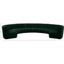  Manufacturer Color_Green -- Infinity 178" Green Boucle Fabric Upholstered 9 pc Modular Sectional IMAGE 11
