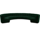 Meridian Infinity Green Boucle Fabric 9 pc Modular Sectional IMAGE 1