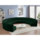  Manufacturer Color_Green -- Infinity 178" Green Boucle Fabric Upholstered 9 pc Modular Sectional IMAGE 2