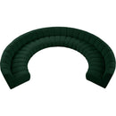  Manufacturer Color_Green -- Infinity 178" Green Boucle Fabric Upholstered 9 pc Modular Sectional IMAGE 6