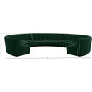  Manufacturer Color_Green -- Infinity 178" Green Boucle Fabric Upholstered 10 pc Modular Sectional IMAGE 11