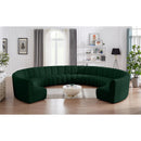  Manufacturer Color_Green -- Infinity 178" Green Boucle Fabric Upholstered 10 pc Modular Sectional IMAGE 2