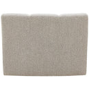  Manufacturer Color_Taupe -- Infinity Brown Boucle Fabric Upholstered Modular Chair IMAGE 4