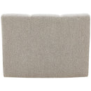 Meridian Infinity Brown Boucle Fabric Modular Chair IMAGE 4
