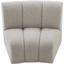  Manufacturer Color_Taupe -- Infinity Brown Boucle Fabric Upholstered Modular Chair IMAGE 6