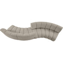  Manufacturer Color_Taupe -- Infinity 154" Brown Boucle Fabric Upholstered 4 pc Modular Sectional IMAGE 5