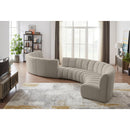  Manufacturer Color_Taupe -- Infinity 268" Brown Boucle Fabric Upholstered 8 pc Modular Sectional IMAGE 2