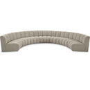  Manufacturer Color_Taupe -- Infinity 178" Brown Boucle Fabric Upholstered 7 pc Modular Sectional IMAGE 1